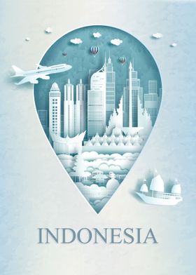 Indonesia Travel Landmark
