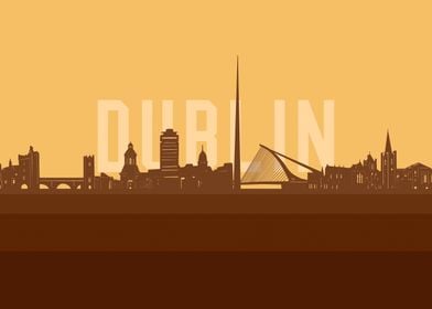 dublin skyline retro 2