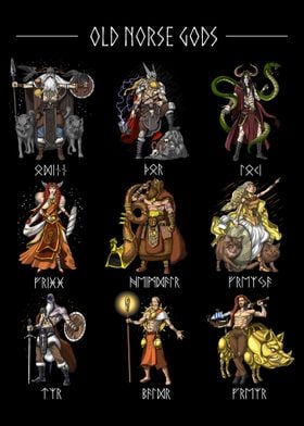 Old Norse Mythology Gods