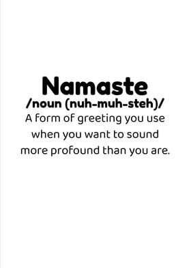 Namaste Definition Yoga