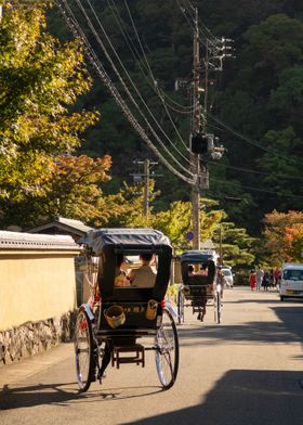 Jinrikisha Kyoto Japan