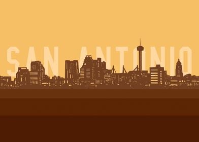 san antonio skyline retro2