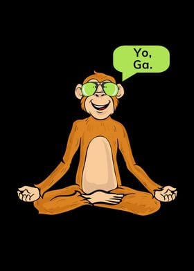 Yoga Monkey Cool Yo Ga