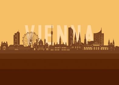 vienna skyline retro 2