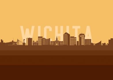 wichita skyline retro 2