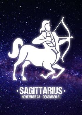 Sagittarius Sign Wall Art