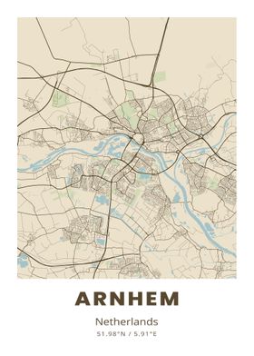 Arnhem City Map