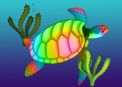 Rainbow Turtle 