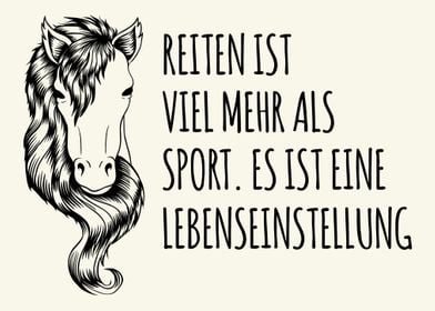 Witziger Pferd Spruch