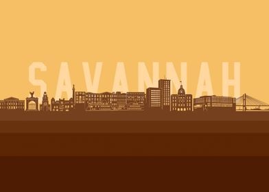 savannah skyline retro 2