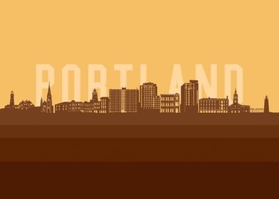 portland me skyline retro2