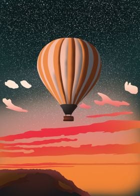 Balloon in the sky