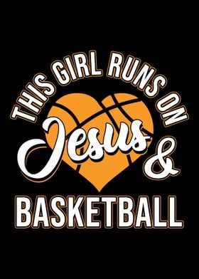 Girl Jesus And Basketball