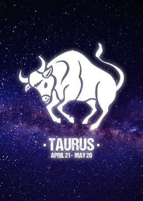 Taurus Zodiac Wall Art