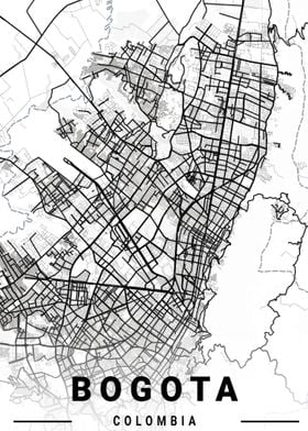 Bogota Colombia Map