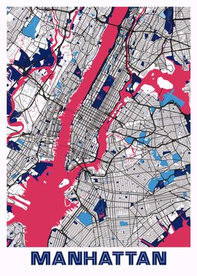 Manhattan MilkTea Map