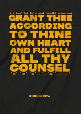 Psalm 20 4