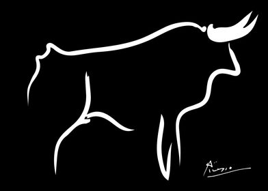 Picasso Bull Artwork