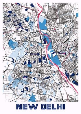 New Delhi MilkTea Map