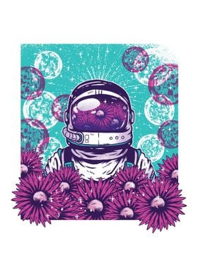 Astronaut Floral