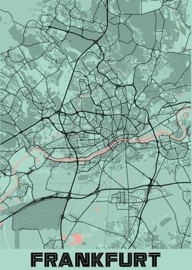 Frankfurt am Main Map