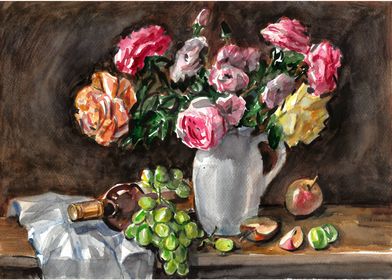 Still life with Roses