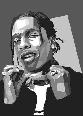 ASAP ROCKY BW