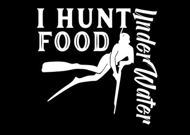 I hunt food underwater