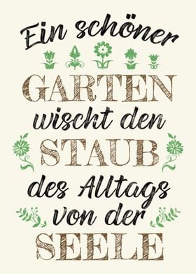 Lustiger Floristik Spruch