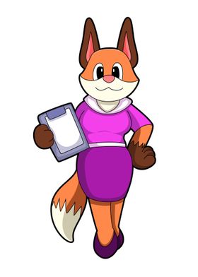 Fox Secretary Notepad