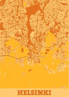 Helsinki Finland Map