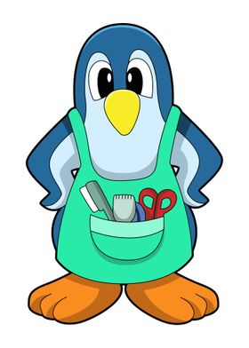 Penguin Hairdresser Comb