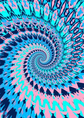 Groovy Spiral Mandala