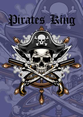 Pirates Skull Illustration