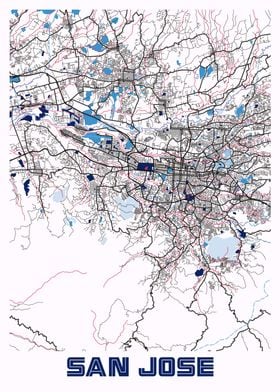 San Jose MilkTea Map