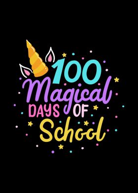 100 Days of School Unicorn