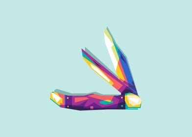 Pocket Knife PopArt