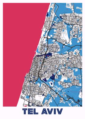 Tel Aviv MilkTea Map