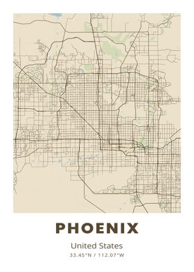 Phoenix City Map