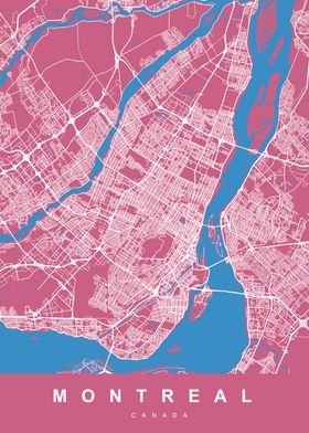 MONTREAL Art Map Canada