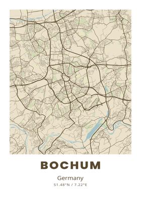 Bochum City Map