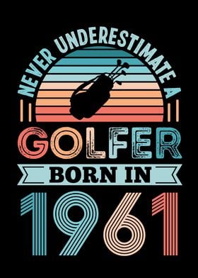 Golfer born 1961 Golfing