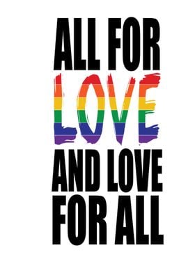 PRIDE LOVE FOR ALL