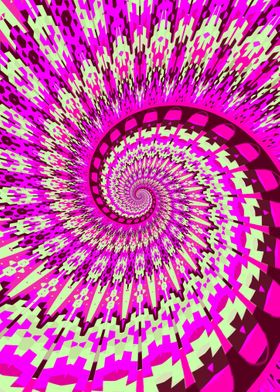 Vibrant Mandala Spiral