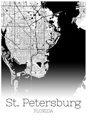 St Petersburg Florida map