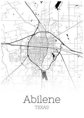 Abilene Texas City map