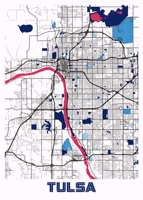 Tulsa MilkTea Map