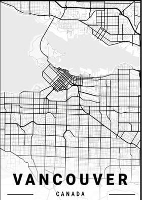 Vancouver Canada Map