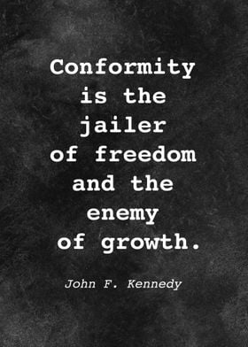 John F Kennedy Quote D015