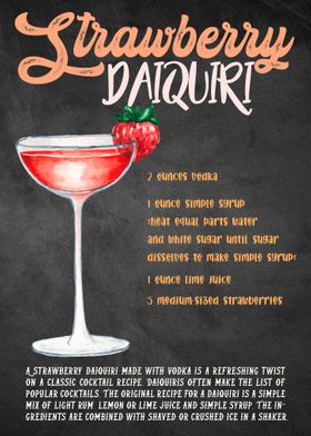 Strawberry Daiquiri Drink